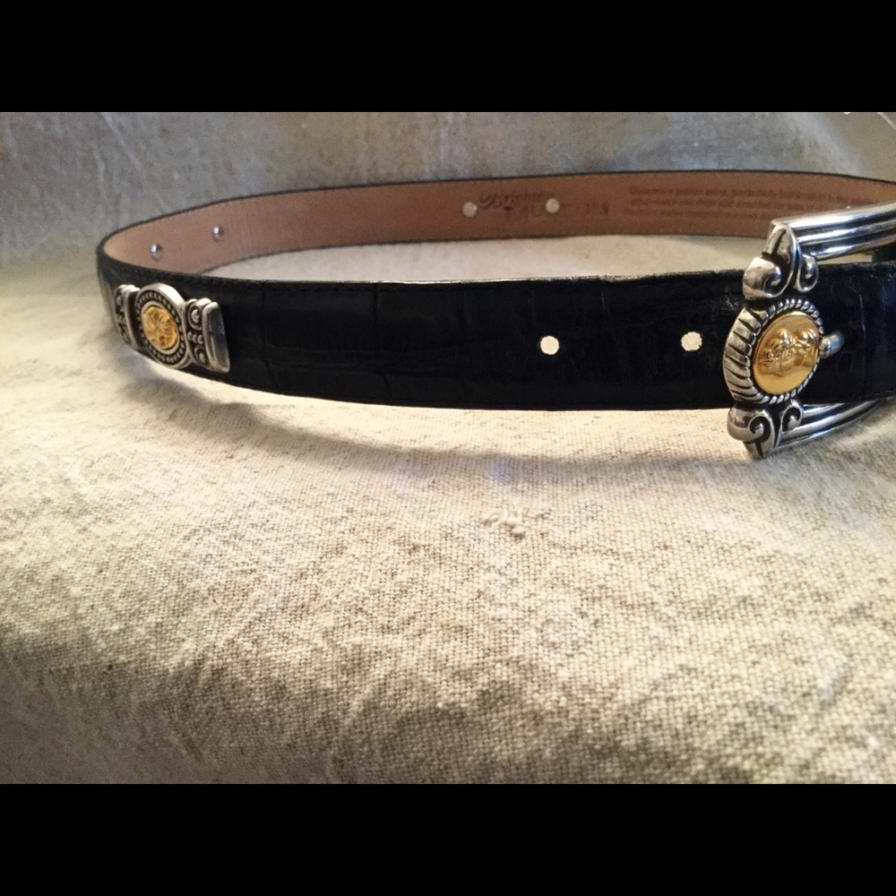 Vintage Brighton Museum Leather Belt Roman Coins